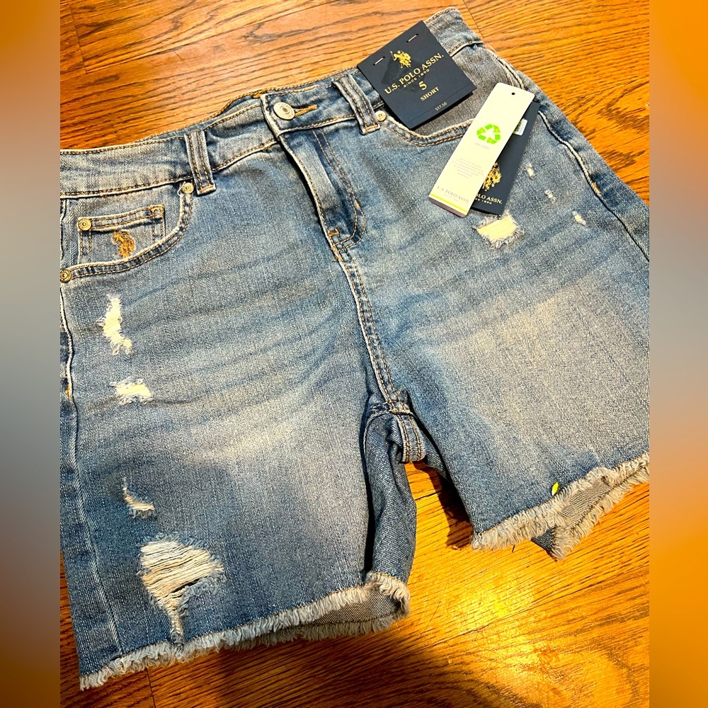 US Polo Denim distressed Jean shorts
